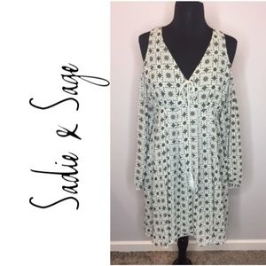 SADIE & SAGE Cold Shoulder Dress
